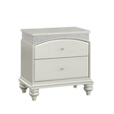 Maverick Platinum Nightstand - Ornate Home