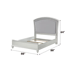 Maverick Platinum Panel Bed - Ornate Home