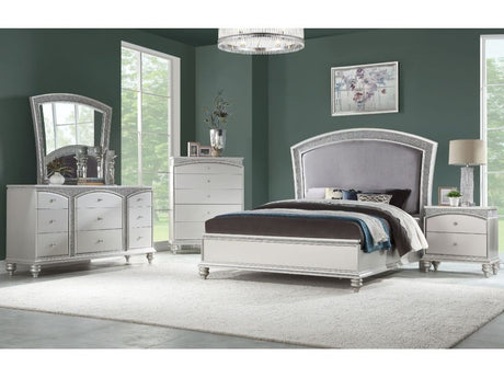 Maverick Platinum Panel Bed - Ornate Home