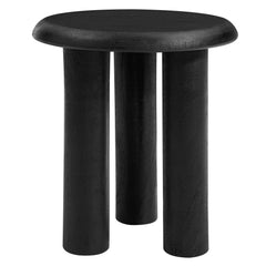 Mavina Black Mango Wood Side Table - Ornate Home