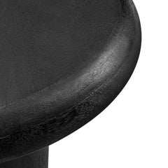 Mavina Black Mango Wood Side Table - Ornate Home