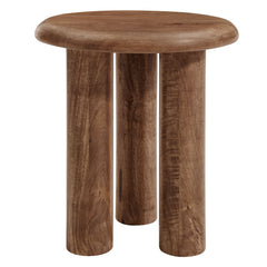 Mavina Walnut Mango Wood Side Table - Ornate Home