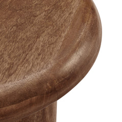 Mavina Walnut Mango Wood Side Table - Ornate Home