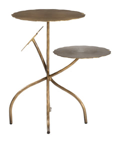 Mavro Brass Accent Table - Ornate Home