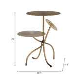 Mavro Brass Accent Table - Ornate Home