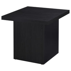 Max Black 2-piece Rectangular Coffee and End Table Set - Ornate Home