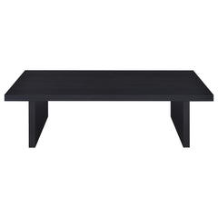Max Black 2-piece Rectangular Coffee and End Table Set - Ornate Home