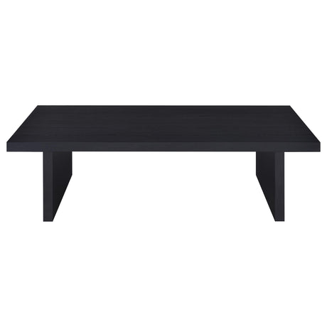 Max Black 2-piece Rectangular Coffee and End Table Set - Ornate Home