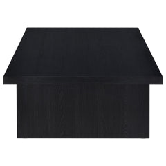 Max Black 2-piece Rectangular Coffee and End Table Set - Ornate Home