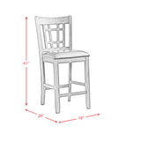 Max Cherry 5-Piece Pub Dining Set