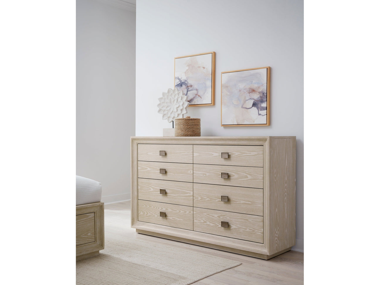 Maxime Eight Drawer Dresser in Ash - Ornate Home