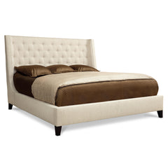 Maxime Espresso King Shelter Bed (58" H) - Ornate Home
