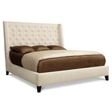 Maxime Espresso King Shelter Bed (69" H) - Ornate Home