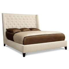 Maxime Espresso King Shelter Bed (69" H) - Ornate Home