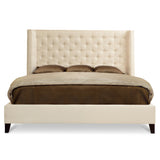 Maxime Espresso King Shelter Bed (69" H) - Ornate Home