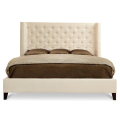 Maxime Espresso King Shelter Bed (69" H) - Ornate Home