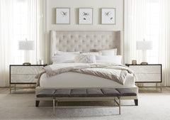 Maxime Espresso King Shelter Bed (69" H) - Ornate Home