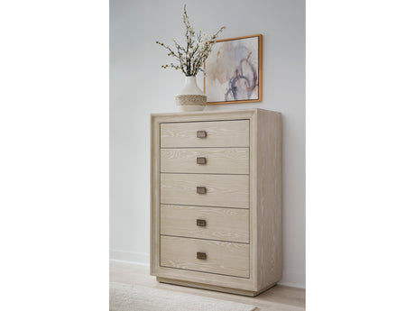 Maxime Five Drawer Chest in Ash - Ornate Home
