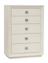 Maxime Five Drawer Chest in Ash - Ornate Home