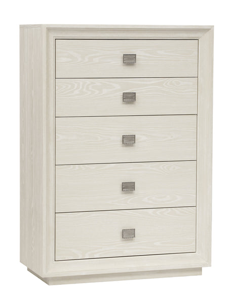 Maxime Five Drawer Chest in Ash - Ornate Home