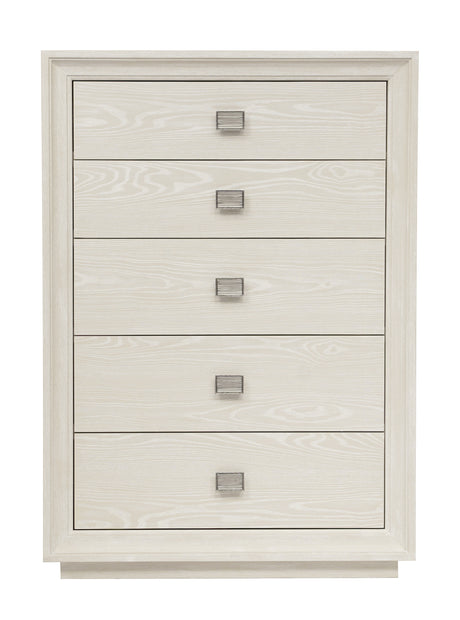 Maxime Five Drawer Chest in Ash - Ornate Home