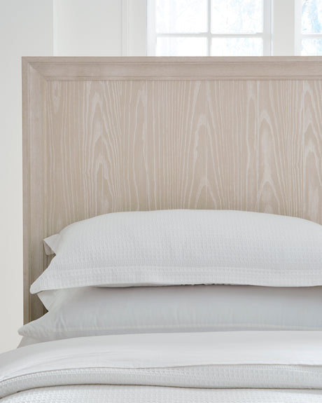 Maxime Two Drawer Footboard Eastern King Storage Platform Bed In Ash - Ornate Home