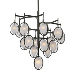 Maxin Bronze 15 Light Large Chandelier - Ornate Home