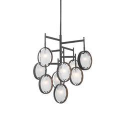 Maxin Dark Bronze 9 Light Chandelier - Ornate Home