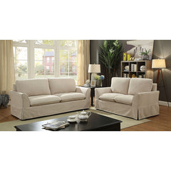 Maxine Beige Loveseat - Ornate Home