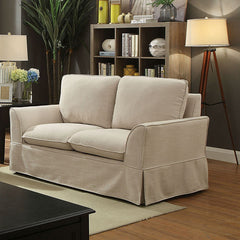 Maxine Beige Loveseat - Ornate Home