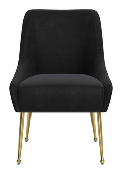 Maxine Black & Gold Dining Chair - Ornate Home