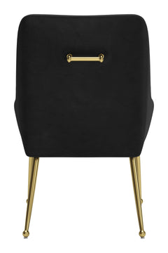 Maxine Black & Gold Dining Chair - Ornate Home