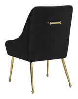 Maxine Black & Gold Dining Chair - Ornate Home