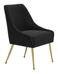 Maxine Black & Gold Dining Chair - Ornate Home