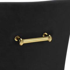 Maxine Black & Gold Dining Chair - Ornate Home