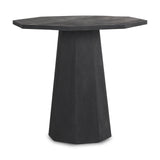 Maxine Black Hexagonal Wood Foyer Table - Ornate Home