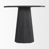 Maxine Black Hexagonal Wood Foyer Table - Ornate Home