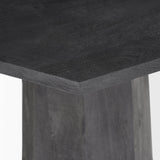 Maxine Black Hexagonal Wood Foyer Table - Ornate Home