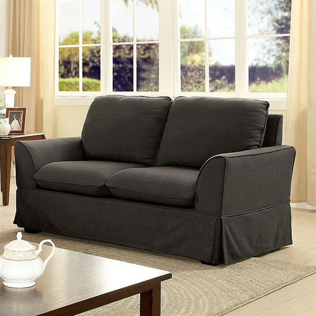 Maxine Gray Loveseat - Ornate Home