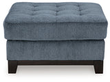 Maxon Navy Place Oversized Chair and Ottoman (Online Special Price) - Ornate Home