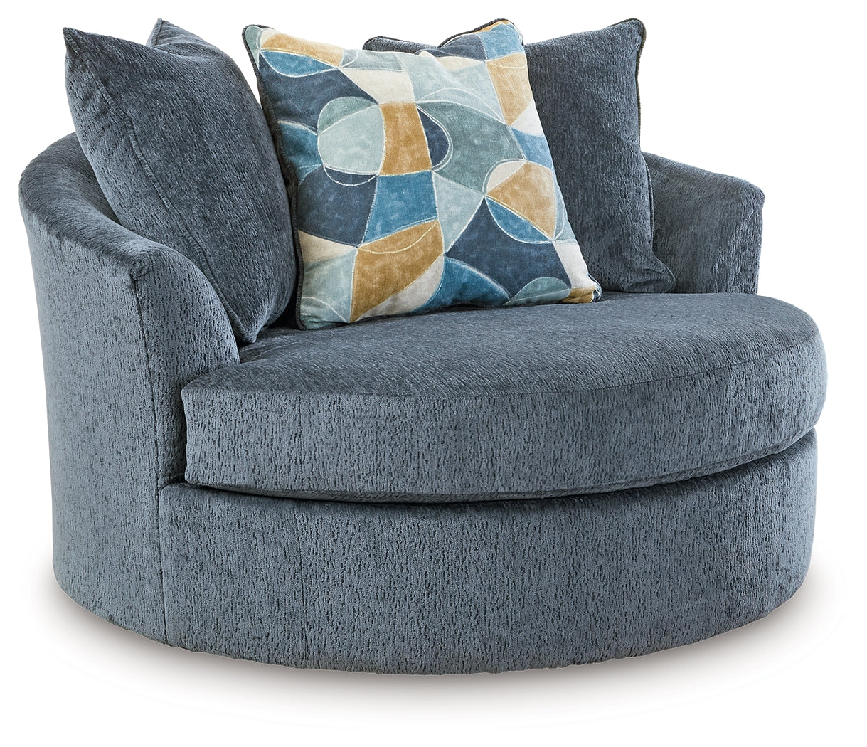 Maxon Navy Place Oversized Chair and Ottoman (Online Special Price) - Ornate Home