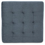 Maxon Place Navy 3-Piece Sectional and Ottoman - Ornate Home