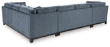 Maxon Place Navy 3-Piece Sectional with Chaise (Online Special Price) - Ornate Home