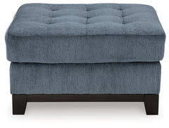 Maxon Place Navy Oversized Accent Ottoman - Ornate Home