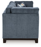 Maxon Place Navy Sofa and Oversized Accent Ottoman (Online Special Price) - Ornate Home