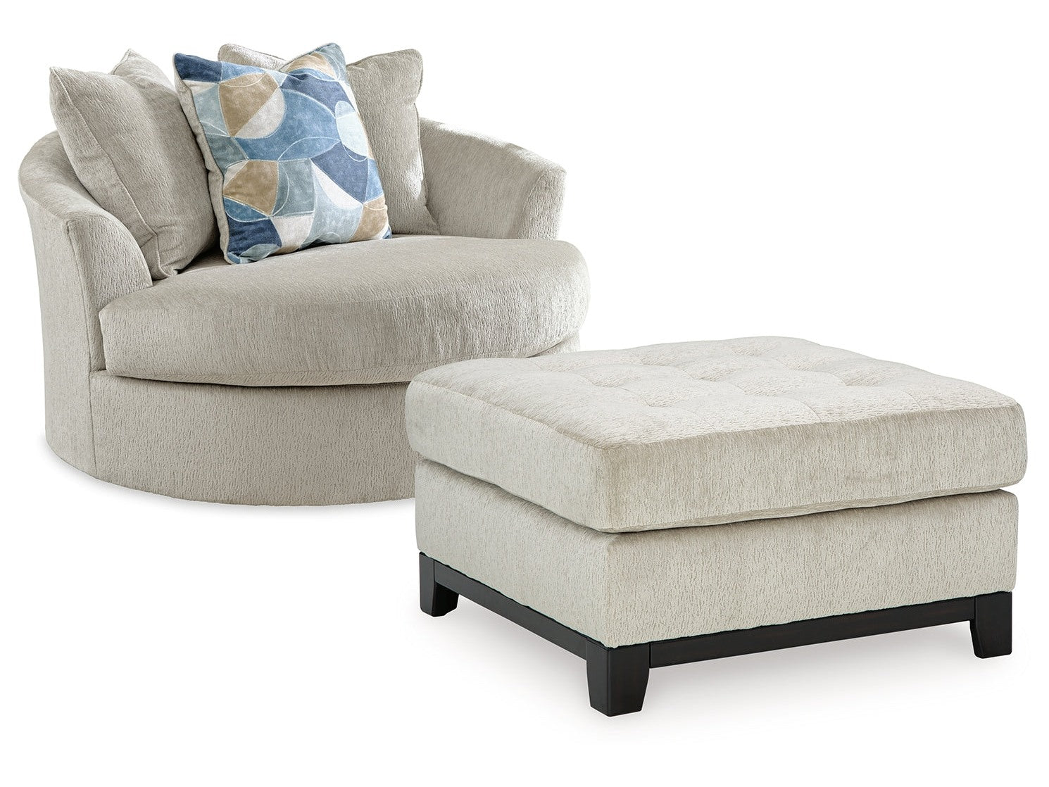 Maxon Place Oversized Chair and Ottoman (Online Special Price) - Ornate Home