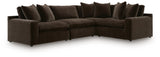 Maxton Heights Bittersweet 4-Piece Sectional - Ornate Home