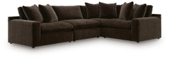 Maxton Heights Bittersweet 4-Piece Sectional - Ornate Home