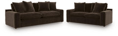 Maxton Heights Bittersweet Sofa and Loveseat - Ornate Home