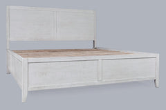 Maxton Ivory 3-Piece King Panel Bedroom Set - Ornate Home